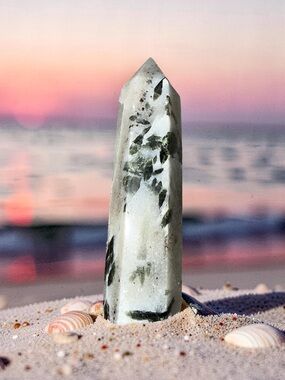 3” Green Tourmaline in Quartz